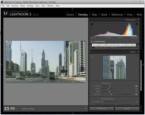 Smart Preview, Editing while file is offline