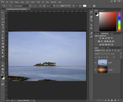 The image used for clipping